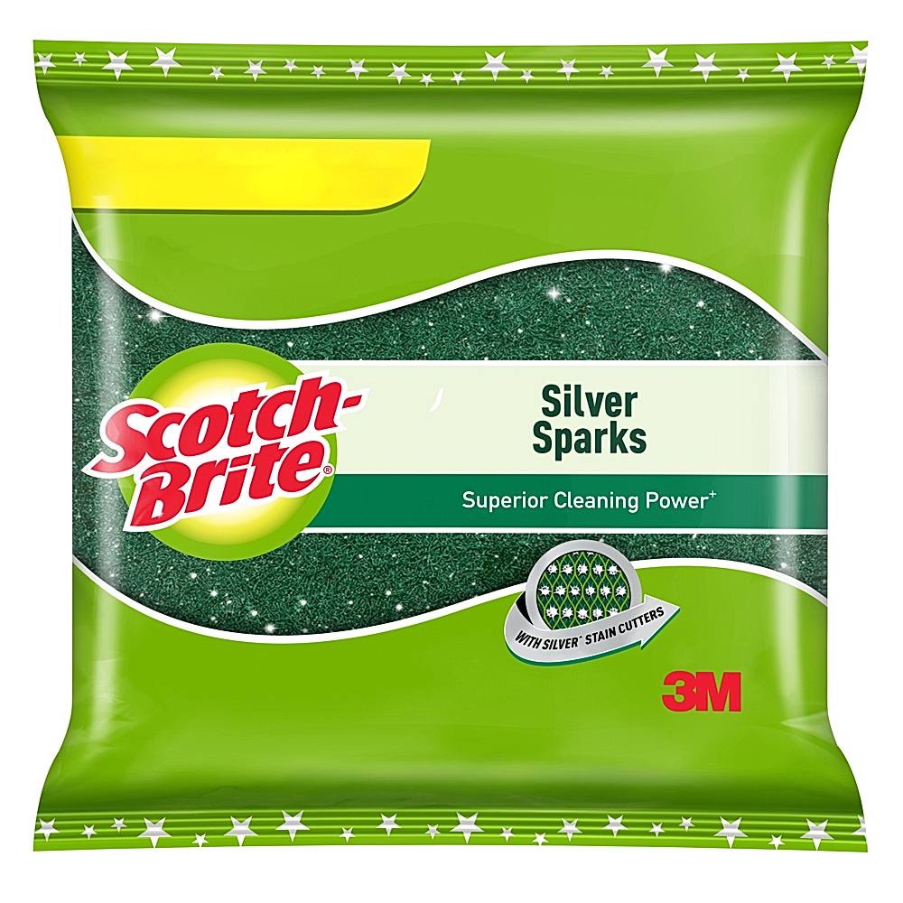 Scotch-Brite Scrub Pad 9.5x14 cm: 3 Units