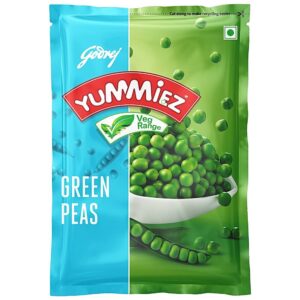 Godrej Yummiez Frozen Green Peas: 500 g