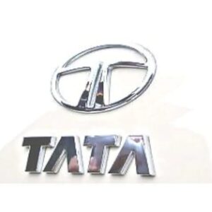 DELHI TRADERSS 3D TATA Chrome Plated Emblem Logo Decal for Car/SUV/Automobiles