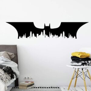 (663) Gadgets Wrap Delicate Batman Superhero Wall Art Decal Wall Sticker Game Room Stickers For Boys Room Decoration Mural Poster Gifts (663)