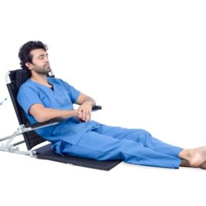 (1008) FOVERA Adjustable Hospital Back Support for Bed with Arm Rest, Back Rest Bed Chair, Bed Recliner for Patients in Bed, Large Size, Multifunction, 6 Changeable Recline Angles, Foldable & Portable (1008) (958) (1650-1699)