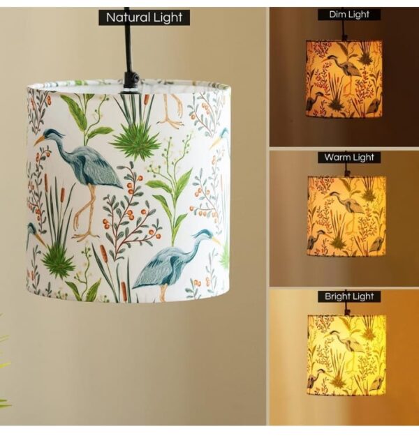 ExclusiveLane 'Ostrich Sanctuary' Pendant Hanging Light for Living Room (8.1 Inch) | Handcrafted Pendant Light for Ceiling Light for Living Room Hanging Light for Balcony Hanging Lamp for Bedroom (1108,1109) - Image 4