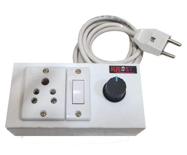 (1260) KROST 2000W Speed Controller, Speed Regulator, Dimmer, Variable Speed Device, Voltage Regulator Dimmer for all Electronic Devices, Machine, Power Tools, Machinery, Home appliances etc. (2000W) (1260)