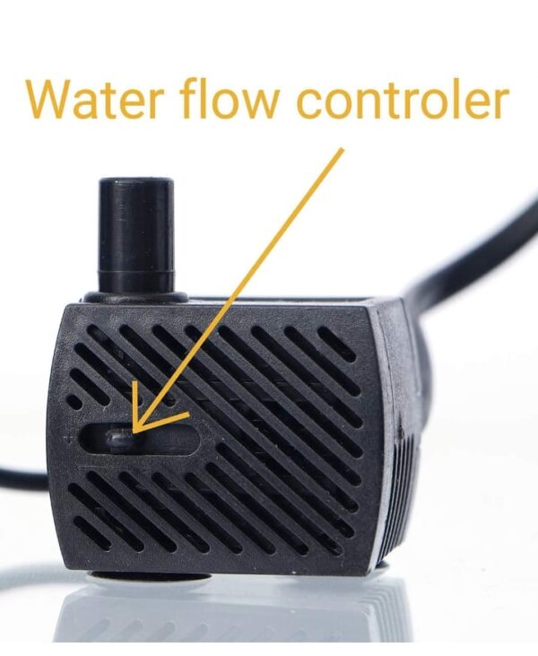 (1080) CHRONIKLE Water Flow Controller Pump or Motor with 3 LED Lights (Size: 5 x 5 x 5 CM | Color: Black | Weight: 250 gram) (1080) - Image 2