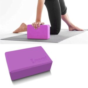 Cockatoo Yoga Block - Supportive Latex-Free EVA Foam Soft Non-Slip Surface for Yoga, Yoga Bricks Pack Of 1