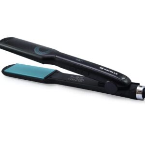 Havells HS4123 Biotin Infused Wide Plates & Temperature Control Hair Straightener (Black) (798)