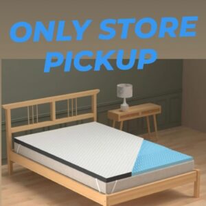 (654) My Armor 3-Zone Gel Memory Foam Mattress Topper, 2 Inch Thick Mattress Padding for Bed, Waterproof Checks Cover with Zip, White, Queen Size, 78"x60", 6.5 ft x 5 ft (654)