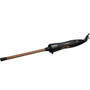 (790)Havells HC4031  7 mm thin Chopstick Curler; Ceramic barrel; Fast heat up for Long-lasting maggie Curls for Short & Long hair (Black) (790)