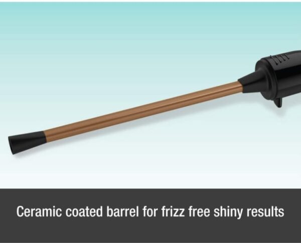 (790)Havells HC4031  7 mm thin Chopstick Curler; Ceramic barrel; Fast heat up for Long-lasting maggie Curls for Short & Long hair (Black) (790) - Image 7