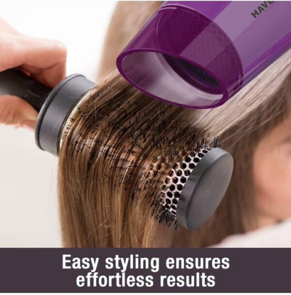 (801)Havells HC4025 Limited Edition Styling Pack Combo (1200 W Dryer + Straightener (Purple)(801) - Image 2