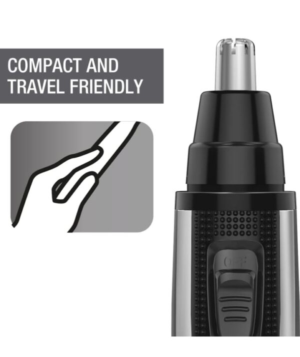 (809)Havells Ne6322 Nose&Ear Hair Trimmer,Battery Operated&Easy To Carry (Black), Unisex (809) - Image 4