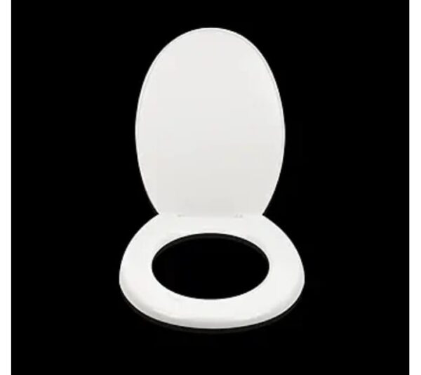 (988) Parryware Standard Polypropylene Commode Seat Cover | Toilet Seat Cover | Standard Size | White | For Bathroom Fixtures E80711C (988)