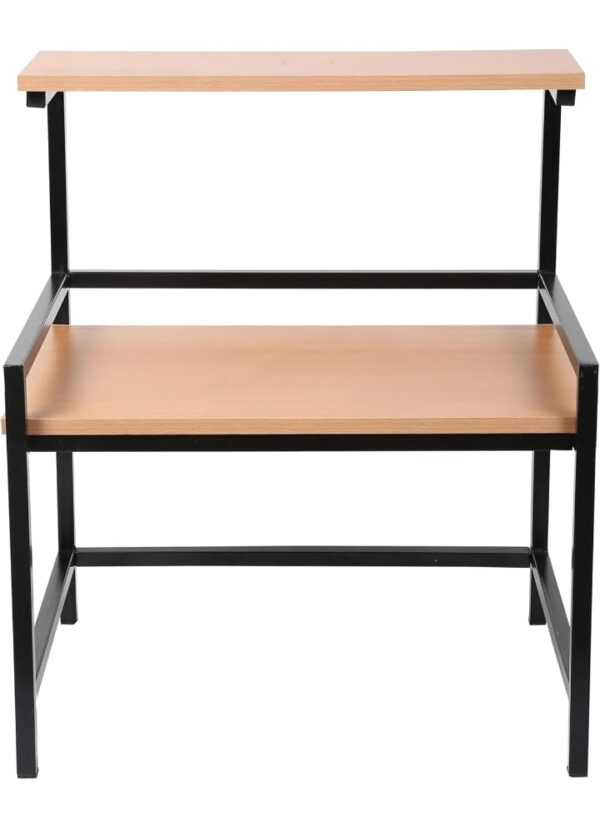 amazon basics Engineered Wood Multi-Purpose Rack for Microwave, OTG, Oven | Kitchen Organizer (Brown) | 40D x 60W x 70.6H cm (840,869,843,960,955,874,956,957,870,837,858,) - Image 4