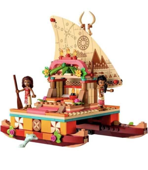 (507) LEGO Disney Moana's Wayfinding Boat 43210 Building Toy Set (321 Pieces), Multi Color (507) - Image 3