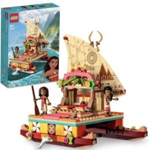 (507) LEGO Disney Moana's Wayfinding Boat 43210 Building Toy Set (321 Pieces), Multi Color (507)