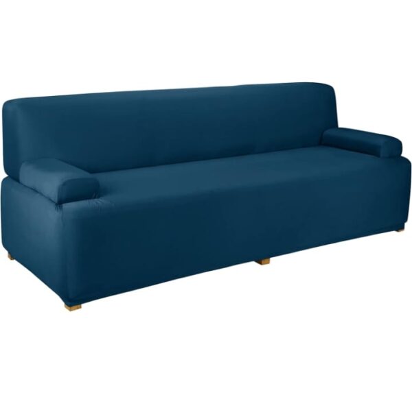 (1015) Amazon Brand - Solimo Polyester Spandex Stretchable Sofa Slipcover (3 Seater, Teal) (1015)(918,919) - Image 2