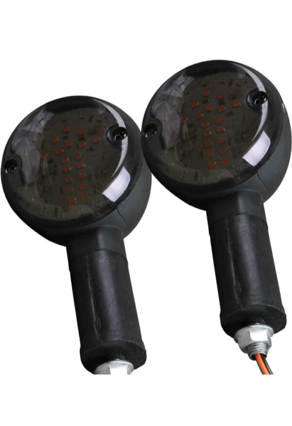 Allextreme EXBSIAY2 Universal Super Bright Turn Signal Indicator Light Bike Front/Rear Side Indicator Blinker Bulb for Motorcycles & Bikes (12V, Amber Yellow, 2 PCS) (1339) ( 1339)