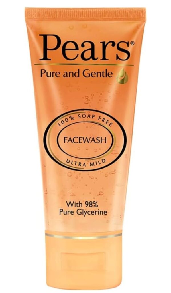 PEARS Pure and Gentle Daily Cleansing Facewash, Mild Cleanser With Glycerine, Balances PH, 100% Soap Free, 150 g  EXP-4/25
