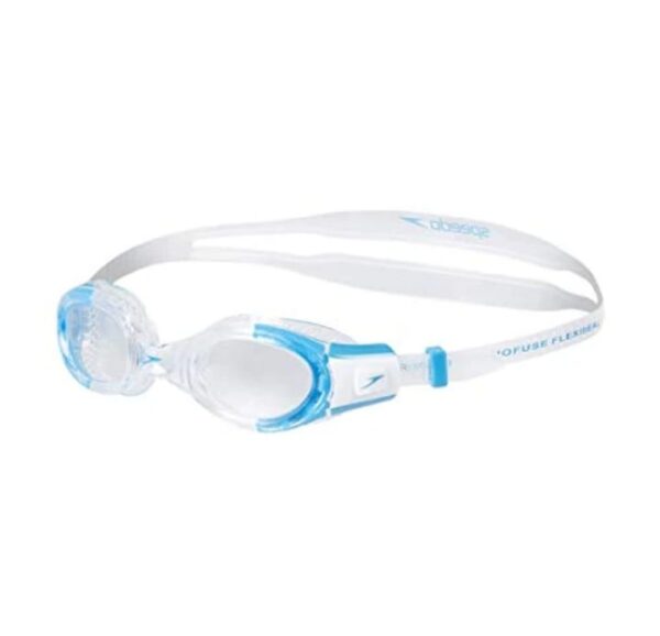 Speedo 811596C527 Futura Biofuse Goggles, 1SZ (Clear/White/Clear) - Image 4