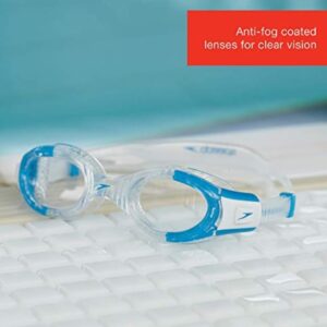 Speedo 811596C527 Futura Biofuse Goggles, 1SZ (Clear/White/Clear)