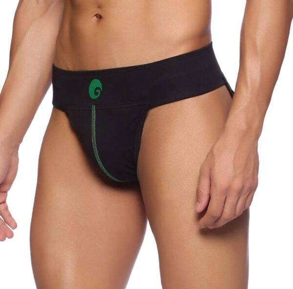 omtex Athletic Neo Stretchable Supporter Back Covered with Cup Pocket, Ideal for Workout and Sports Quick Dry Moisture Wicking Underwear ( SIZE-XXL) - Image 3