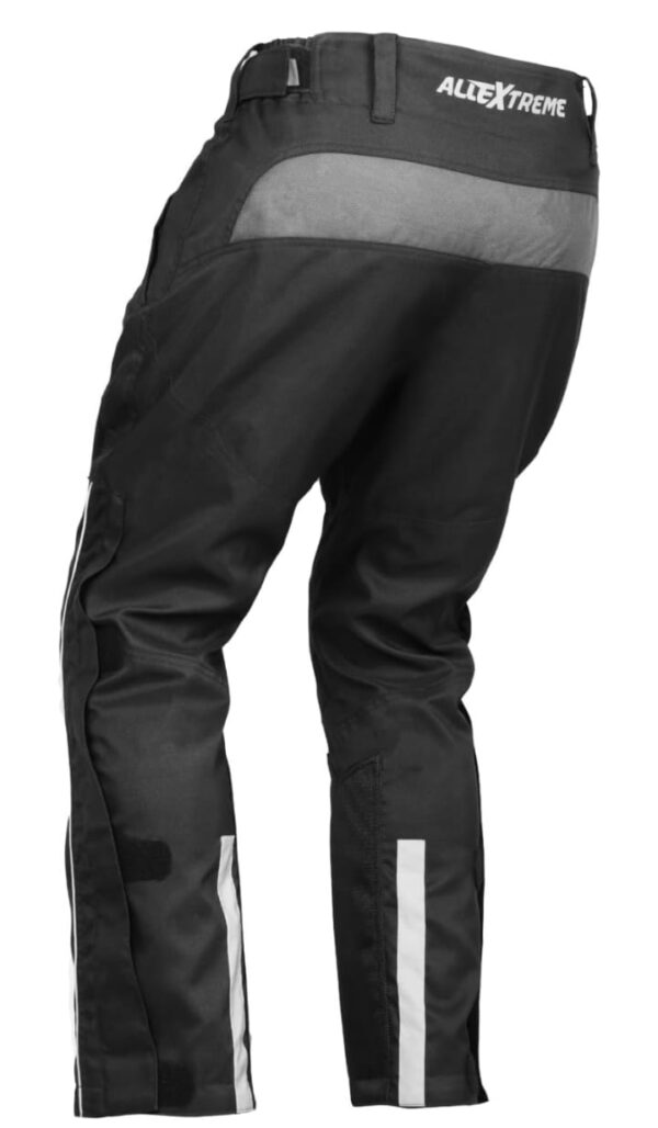 Allextreme AIR EVO Motorcycle Riding Pants Impact Protection HDEVA Protectors 300GSM Mesh-Fabric for Men All-Season Outdoor Activity Universal Fit (Black) - Image 3