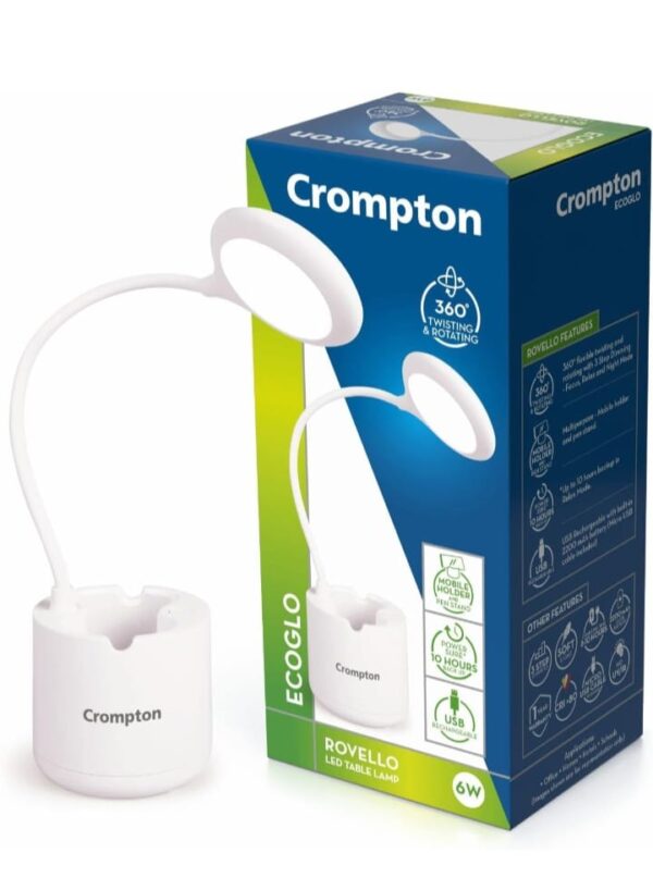 Crompton Rovello 6W Led Table Lamp (1669 - 1675)
