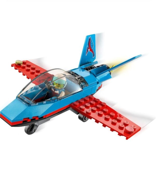 LEGO City Stunt Plane 60323 Building Kit (59 Pcs),Multicolor - Image 4