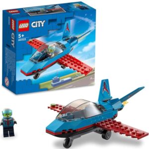 LEGO City Stunt Plane 60323 Building Kit (59 Pcs),Multicolor