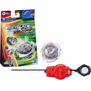 Beyblade Burst QuadDrive Destruction Belfyre B7 Spinning Top Starter Pack Battling Game Top Toy with Launcher