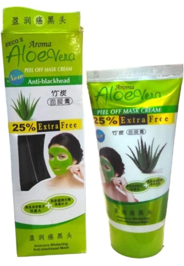 AROMA ALOEVERA PEEL OF MASK 130G+25% EXTRA PACK OF 4 (EXP-3/26) - Image 2