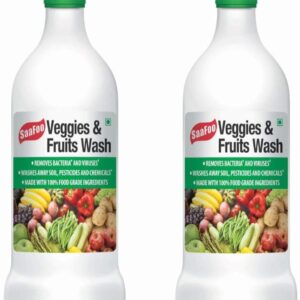 SaaFoo Fruits and Vegetable wash, 500ml ( PACK OF 4 ) EXP-4/26