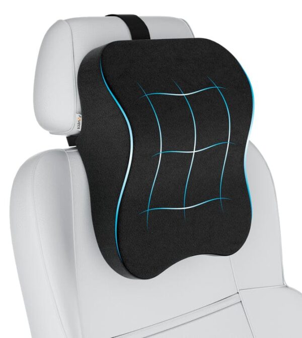 FOVERA Car Headrest Memory Foam Pillow - Large