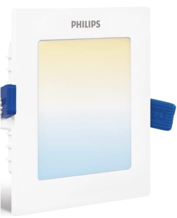 PHILIPS Smart Wi-Fi LED Downlighter 10-Watt Square Wiz Connected Compatible with Amazon Alexa and Google Assistant (Warm White/White + Dimmable) (1947- 1948) - Image 4