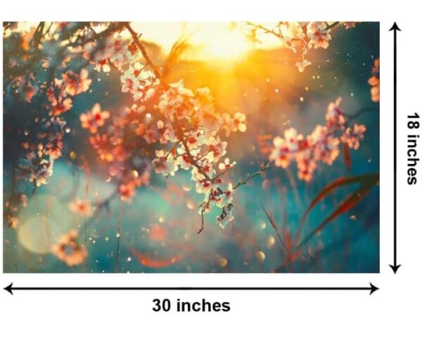 999STORE Wooden Stretched Framed Painting For Living Room Wall Paintings Big Size With Frame Home Decor Painting Wall Frames Canvas Décor Hanging (18X30 Inch Strectched Canvas) Flp18300015 (1637) - Image 4