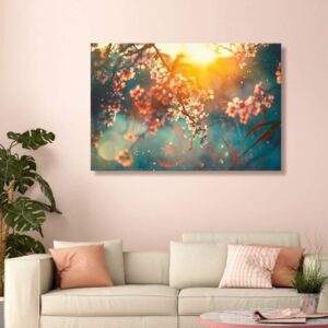 999STORE Wooden Stretched Framed Painting For Living Room Wall Paintings Big Size With Frame Home Decor Painting Wall Frames Canvas Décor Hanging (18X30 Inch Strectched Canvas) Flp18300015 (1637)