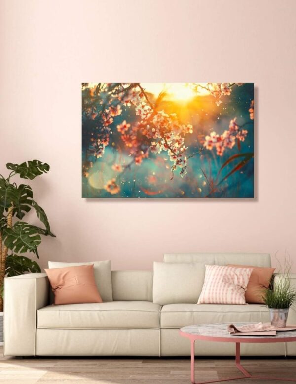 999STORE Wooden Stretched Framed Painting For Living Room Wall Paintings Big Size With Frame Home Decor Painting Wall Frames Canvas Décor Hanging (18X30 Inch Strectched Canvas) Flp18300015 (1637)