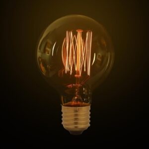 Lexton 40W Screw Type E27 Base Vintage Filament Edison Incandescent Bulb | Decorative LED, 2700K LM, Warm White/Golden Yellow | Suitable for Wall Lamps, Pendant Lamps, Floor Lamp (Pack of 1 )