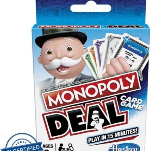 Monopoly deal card game quick - playing card game for 2-5 player's for Ages i and up( multicolour) 405