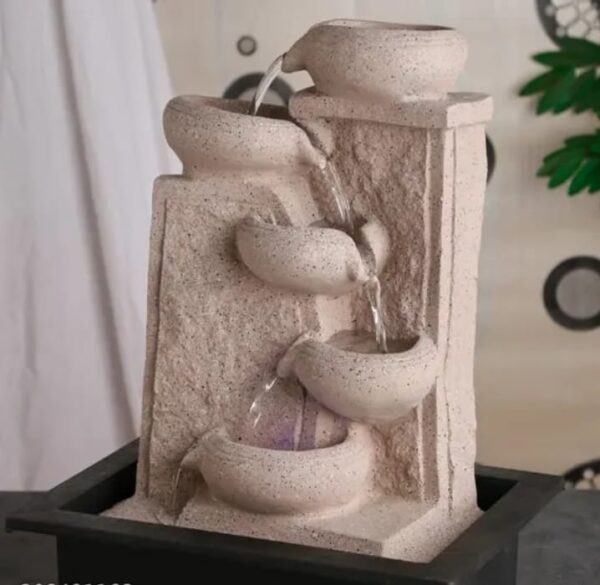 Decorwale polyresin table top indoor outdoor water fountain