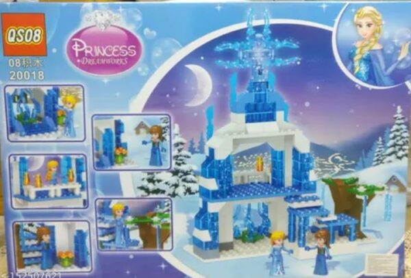 Princess Cinderella s dream castle building blocks bricks kids - Image 3