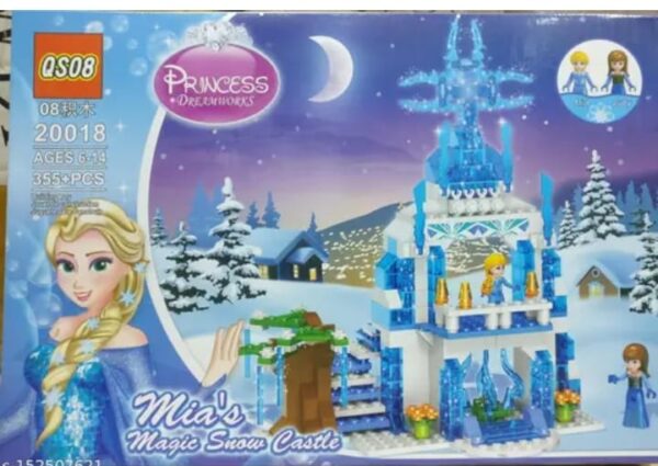 Princess Cinderella s dream castle building blocks bricks kids