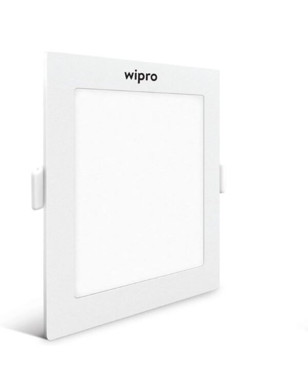 wipro Garnet 12W Square Led Alpha Panel | Warm White Light (2700K) | Recessed Down Light for False Ceiling | Cutout - 110X110Mm | Pack of 1 - Image 3