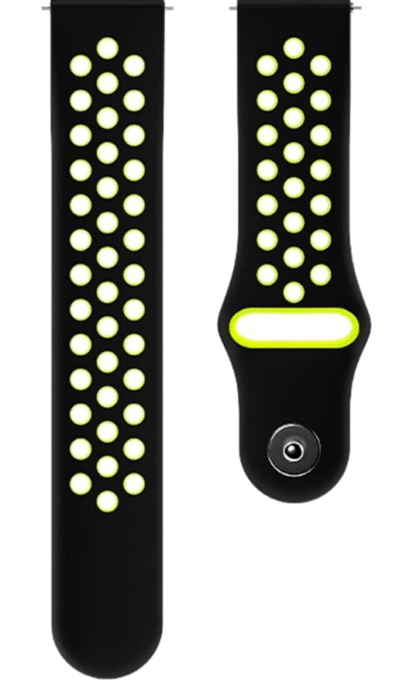 Noise Original 22mm Sports Strap Compatible with Noise Pulse 2 Max, Pro 4, Pro 4 GPS/Alpha, Twist, Force, Ultra 3, Halo, Quad Call Smartwatch for Men & Women, (Yellow Pop) - Image 4