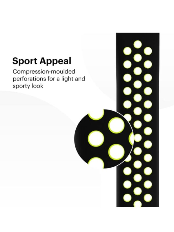Noise Original 22mm Sports Strap Compatible with Noise Pulse 2 Max, Pro 4, Pro 4 GPS/Alpha, Twist, Force, Ultra 3, Halo, Quad Call Smartwatch for Men & Women, (Yellow Pop) - Image 3