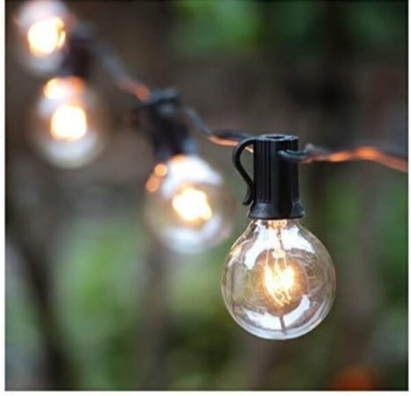 Quace 27FT 20+2Bulbs G40 Globe String Lights Patio String Light - Waterproof Decorative String Lights for Backyard Wedding BBQ Party Garden Decoration Diwali Christmas Home Decoration (2091) - Image 3