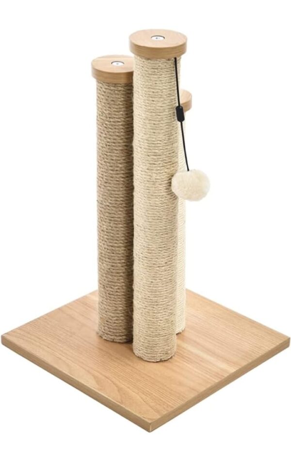 Amazon Basics Premium Cat Scratching Post - Large, Brown HANGING WALI BALL NHI HAI  (2588,2589) - Image 3
