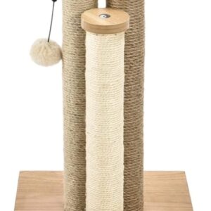 Amazon Basics Premium Cat Scratching Post - Large, Brown HANGING WALI BALL NHI HAI  (2588,2589)
