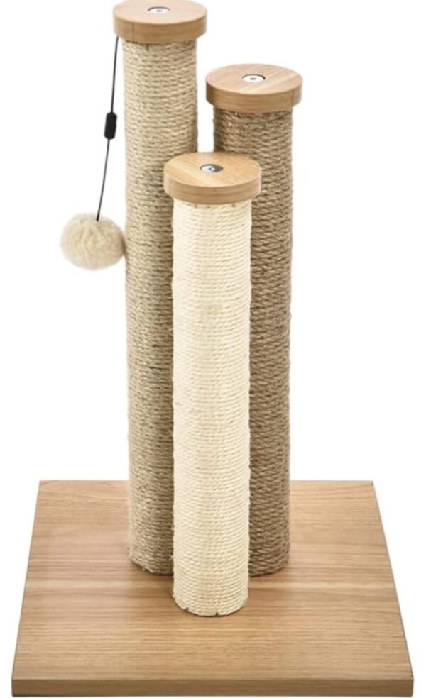 Amazon Basics Premium Cat Scratching Post - Large, Brown HANGING WALI BALL NHI HAI  (2588,2589)