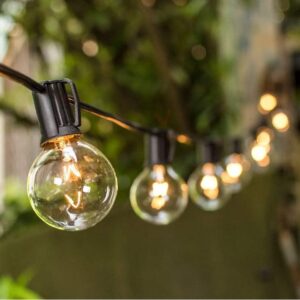 Quace 27FT 20+2Bulbs G40 Globe String Lights Patio String Light - Waterproof Decorative String Lights for Backyard Wedding BBQ Party Garden Decoration Diwali Christmas Home Decoration (3277)